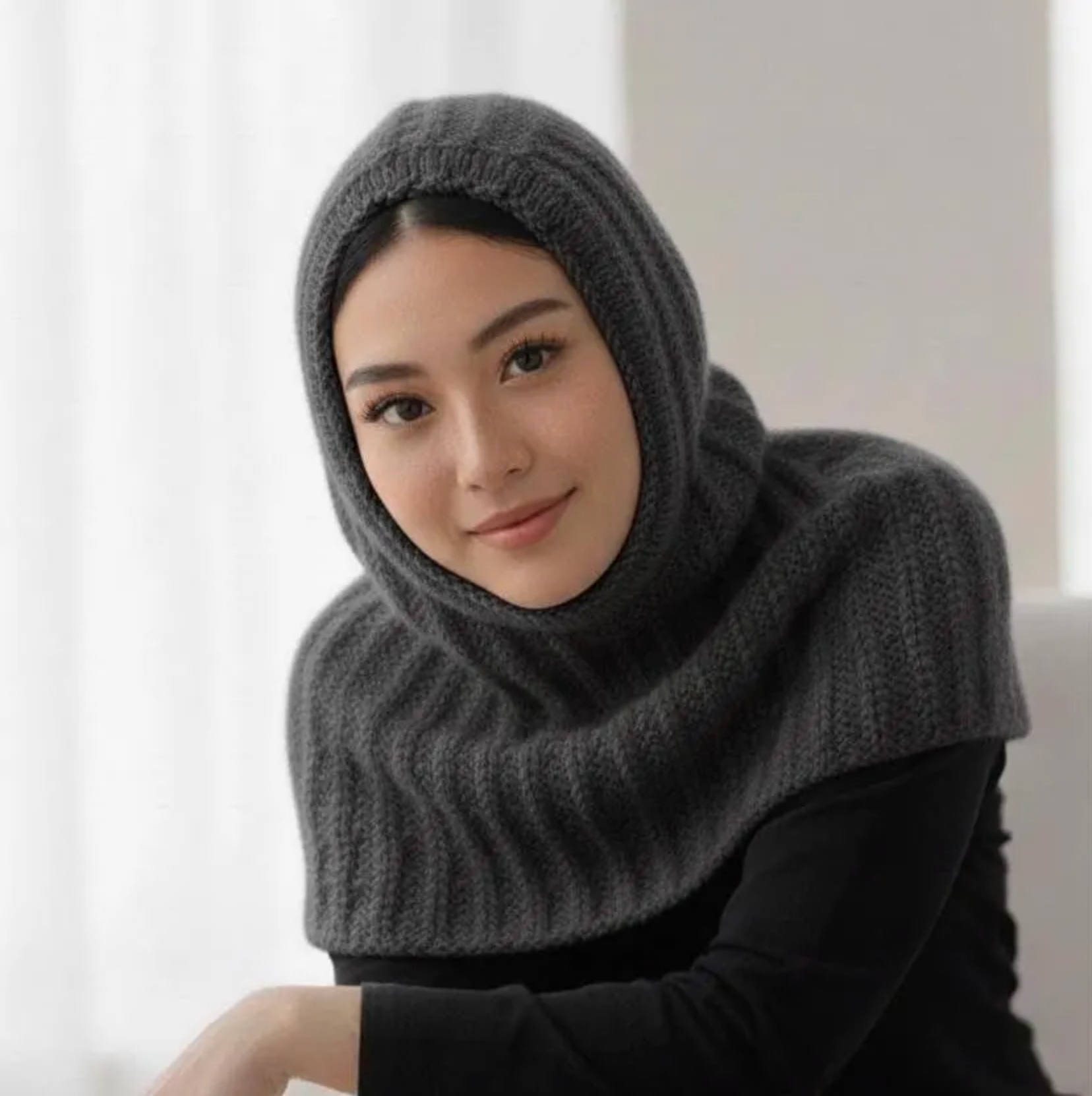 Chunky Crochet Hooded Cowl Pattern — Cozy Winter Hood (Beginner PDF)